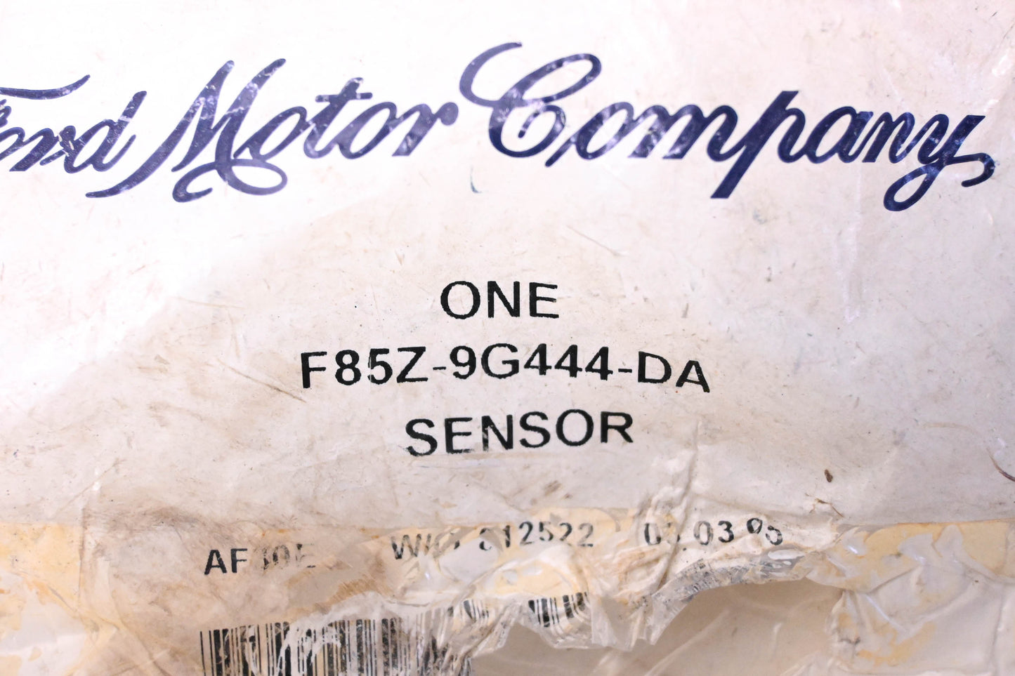 New OEM Ford F85Z-9G444-DA Oxygen Sensor Assembly NOS