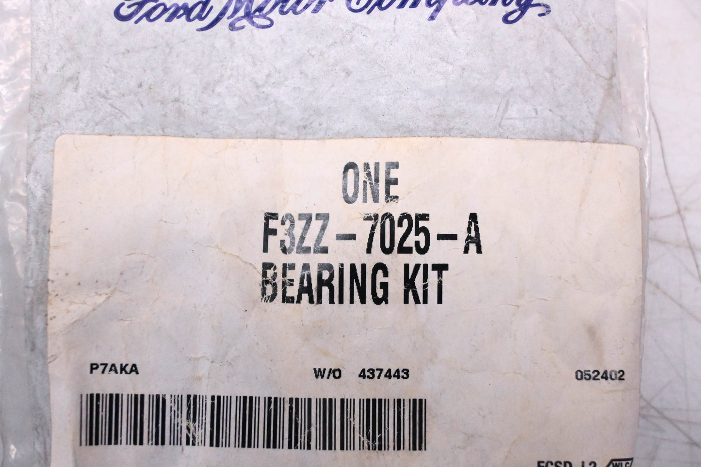 New OEM Ford F3ZZ-7025-A Bearing Assembly Kit NOS
