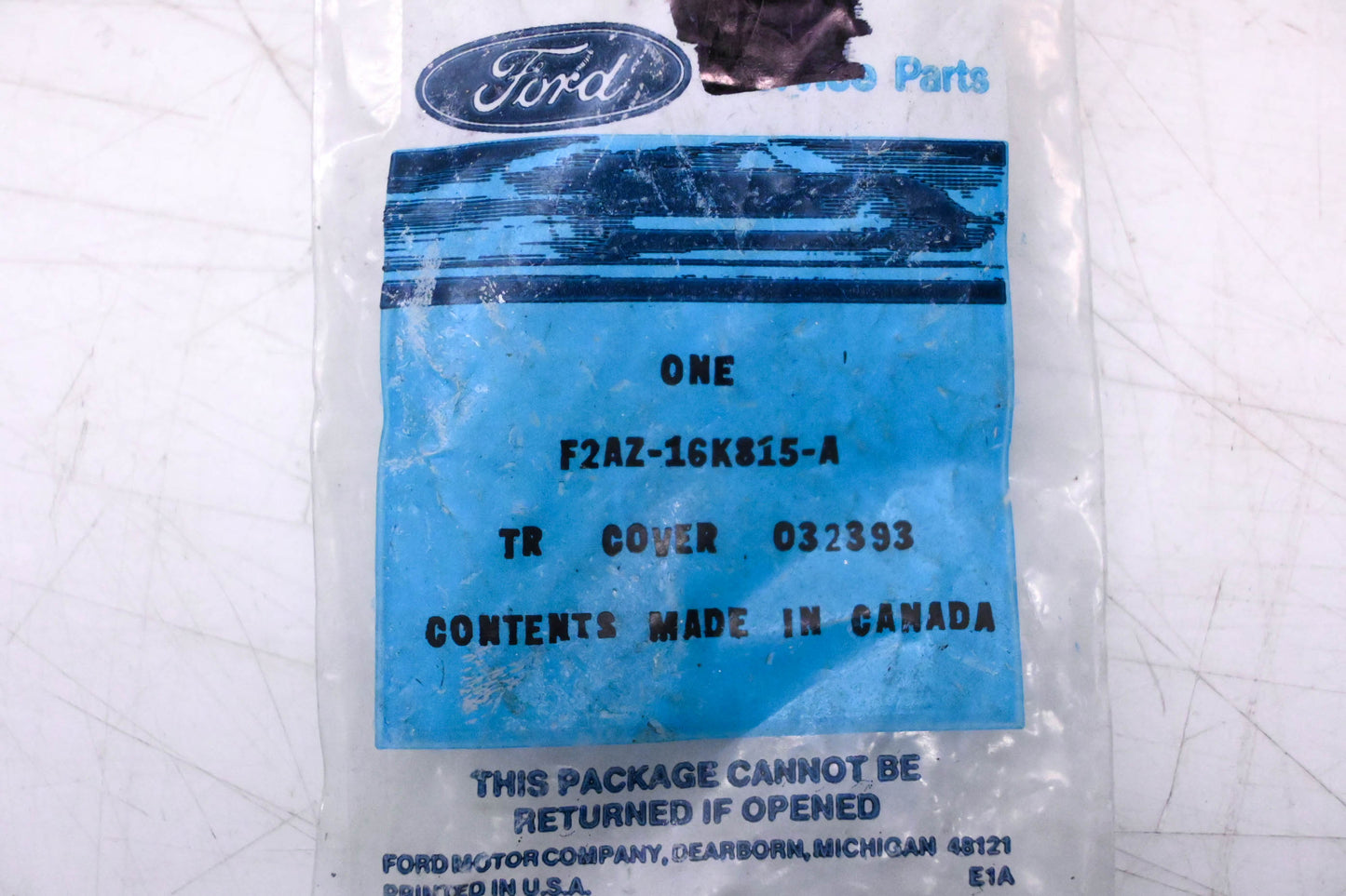 New OEM Ford F2AZ-16K815-A Cover NOS