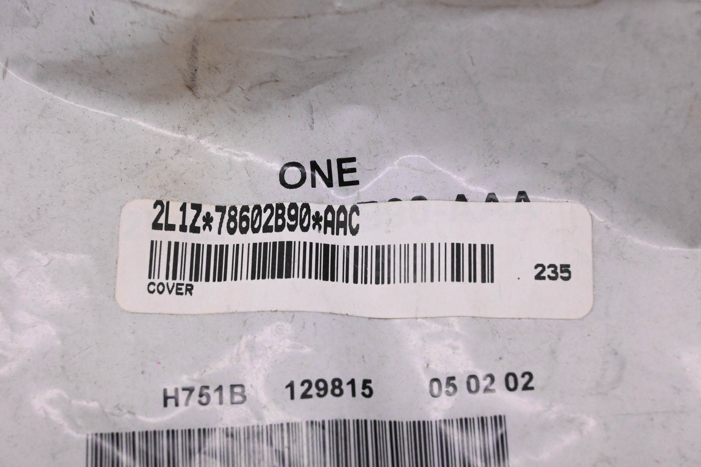 New OEM Ford 2L1Z-78602B90-AAC Cover NOS