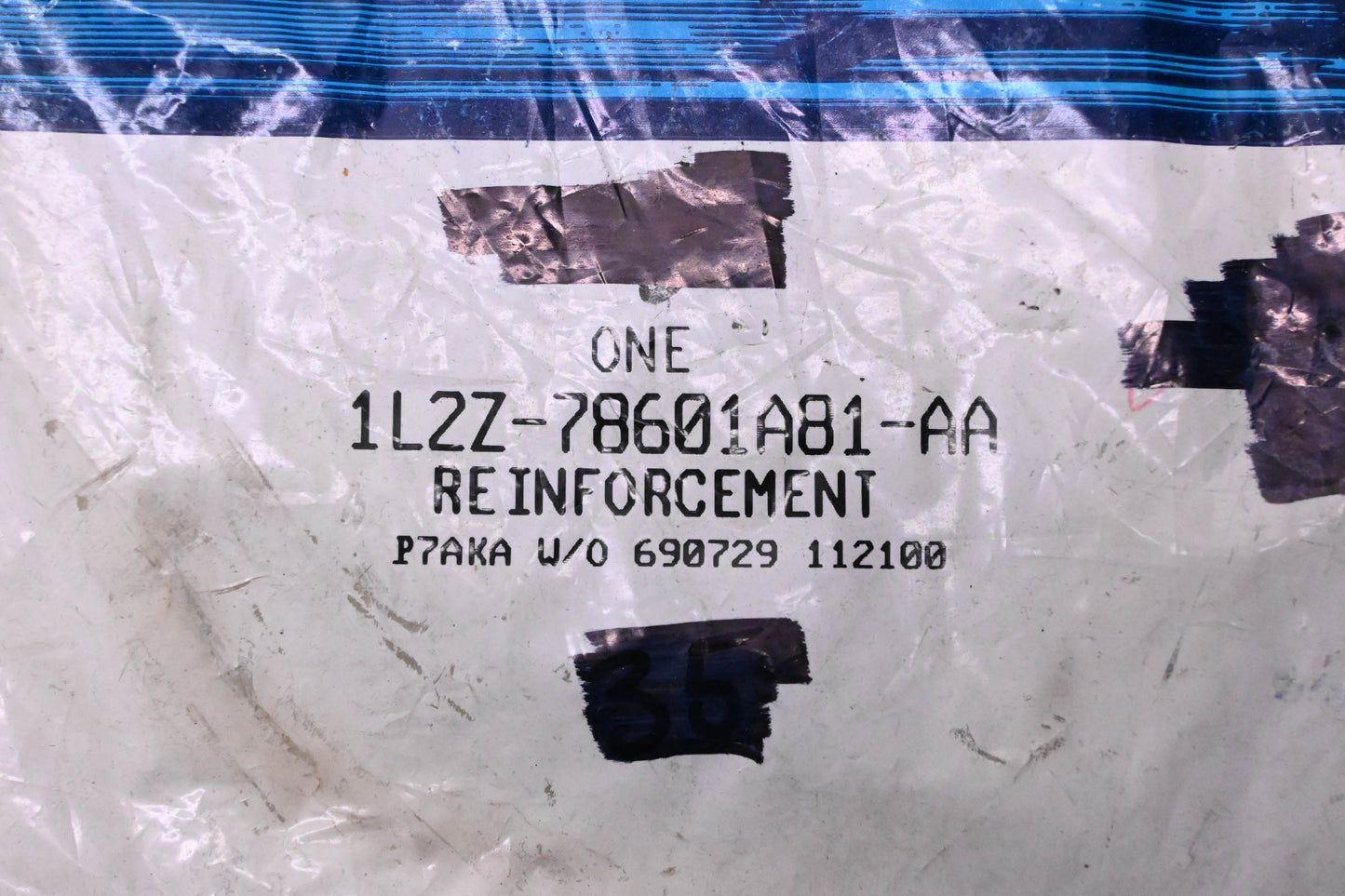 New OEM Ford 1L2Z-78601A81-AA Reinforcerment Plate NOS