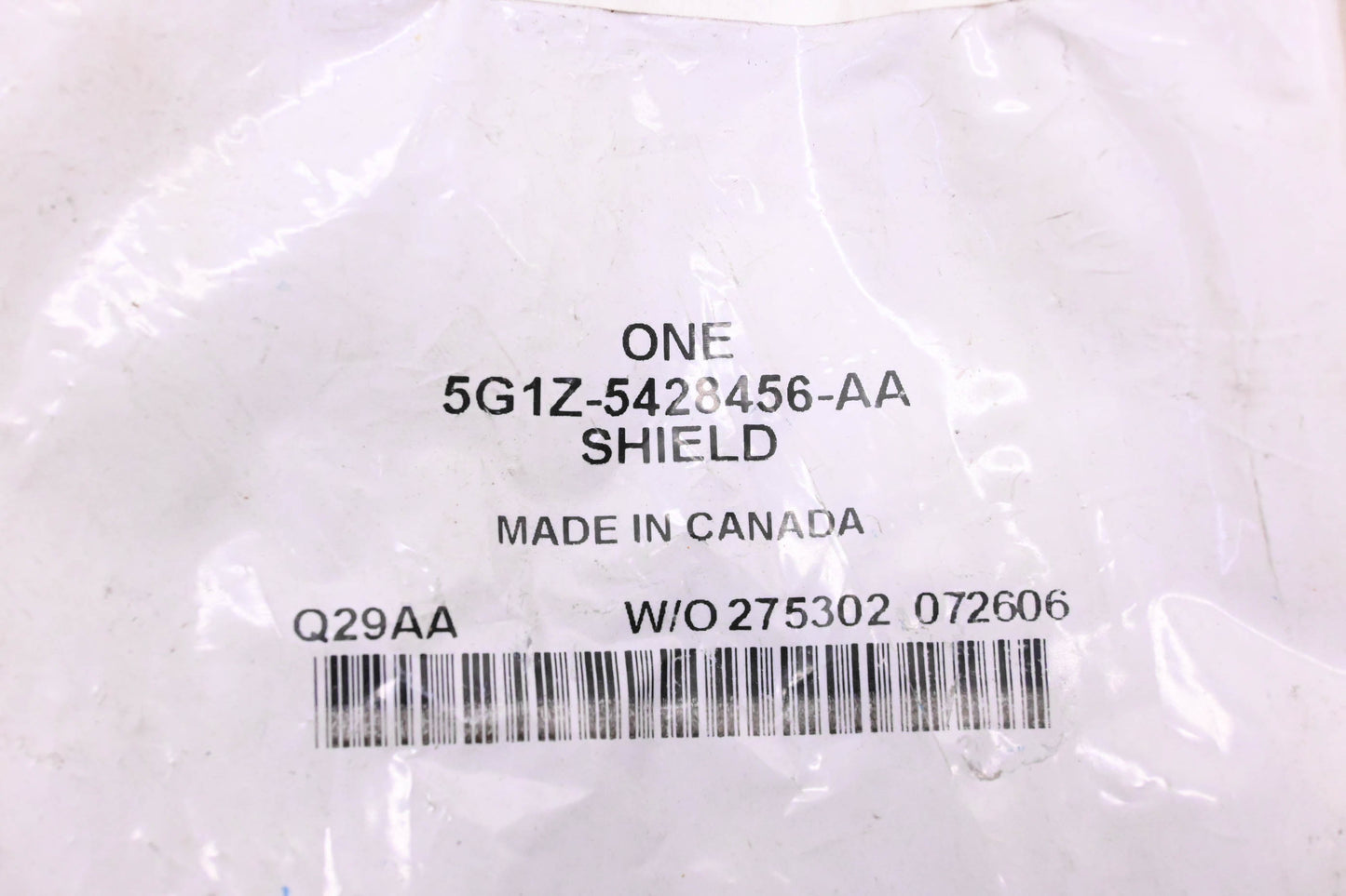 New OEM Ford 5G1Z-5428456-AA Right Side Quarter Panel Splash Shield NOS