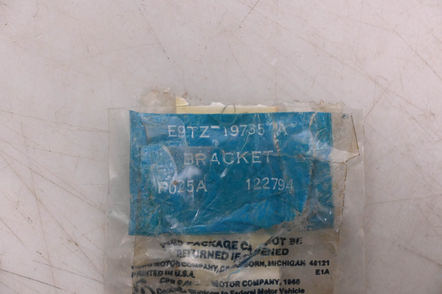 New OEM Ford E9TZ-19735-A Bracket NOS