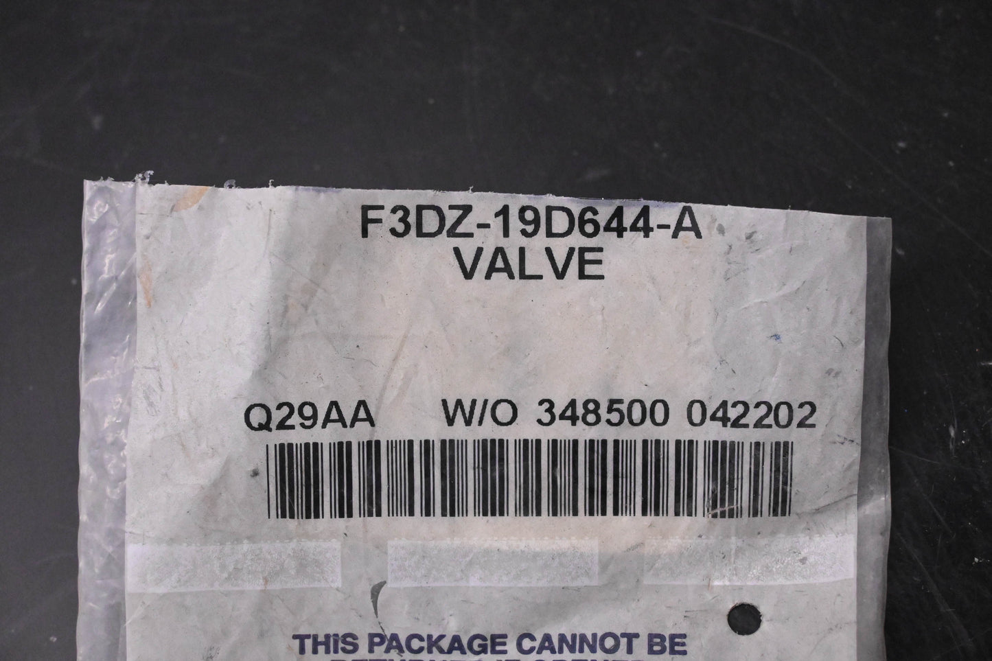 New OEM Ford F3DZ-19D644-A Pressure Relief Valve NOS