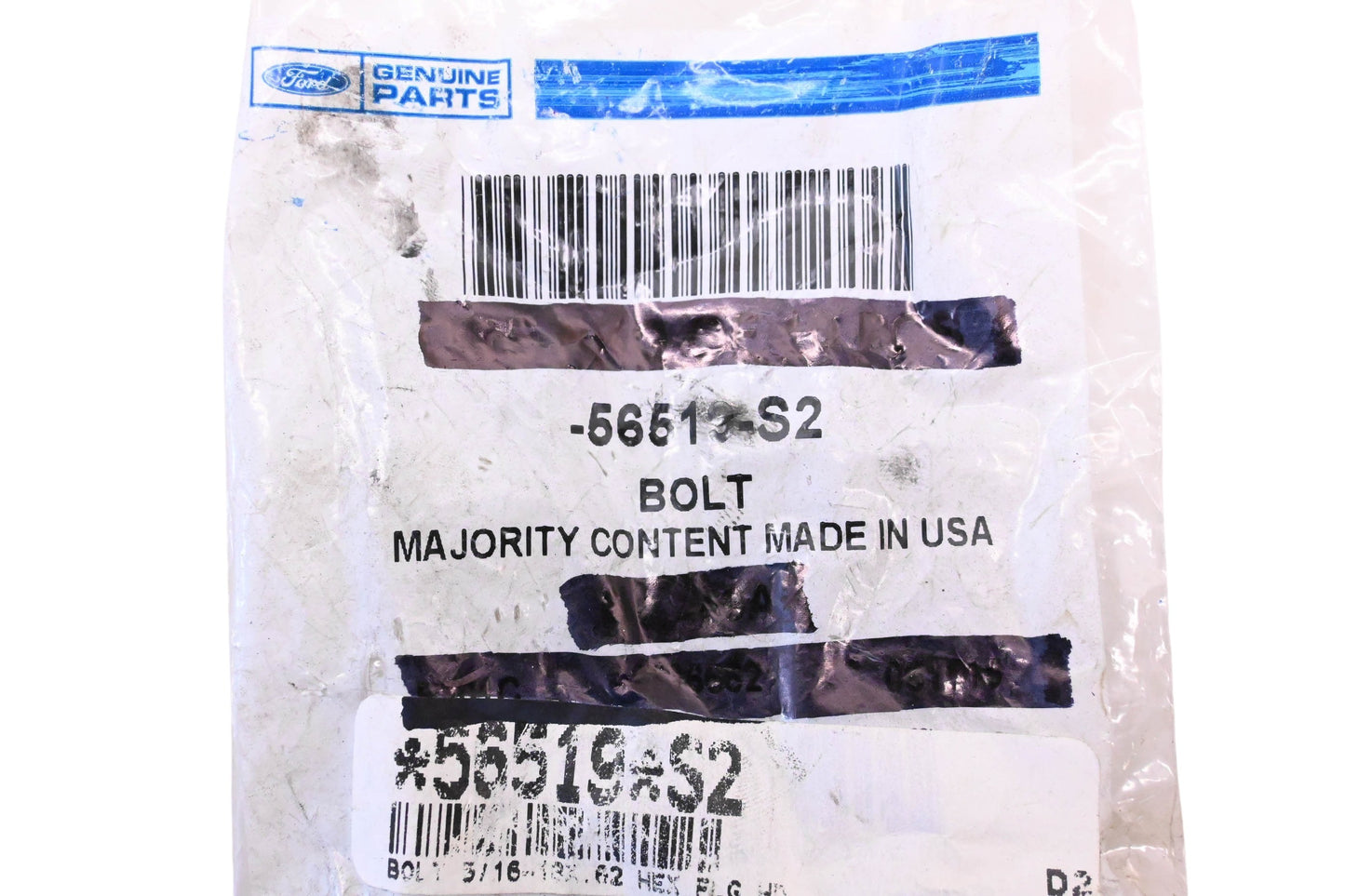 New OEM Ford 56519-S2 Bolts Qty 2 NOS