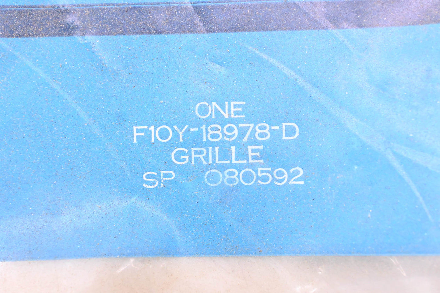 New OEM Ford F1OY-18978-D Grey Radio Speaker Grille NOS