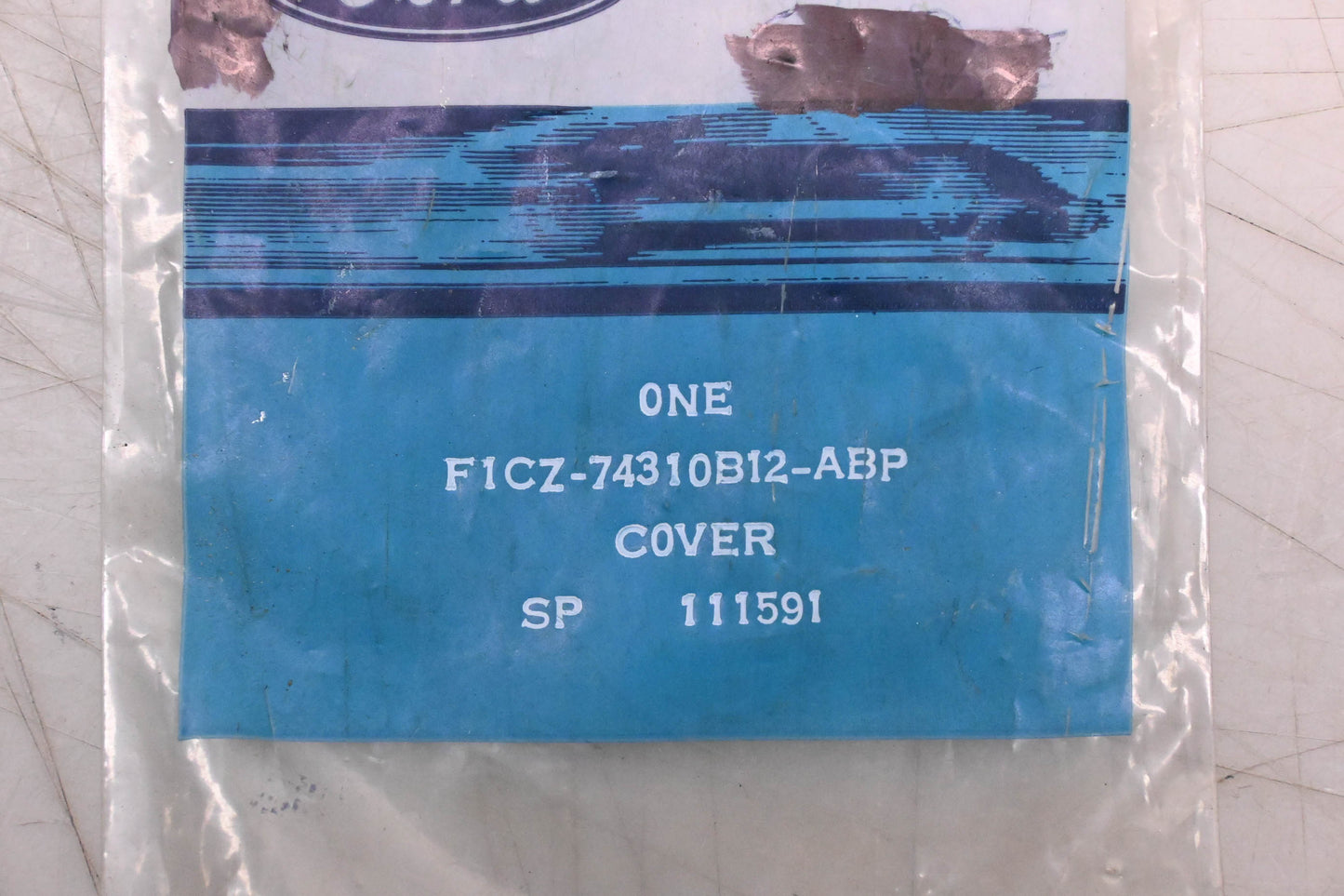 New OEM Ford F1CZ-74310B12-ABP Fuel Cutoff / Inertia Switch Cover NOS