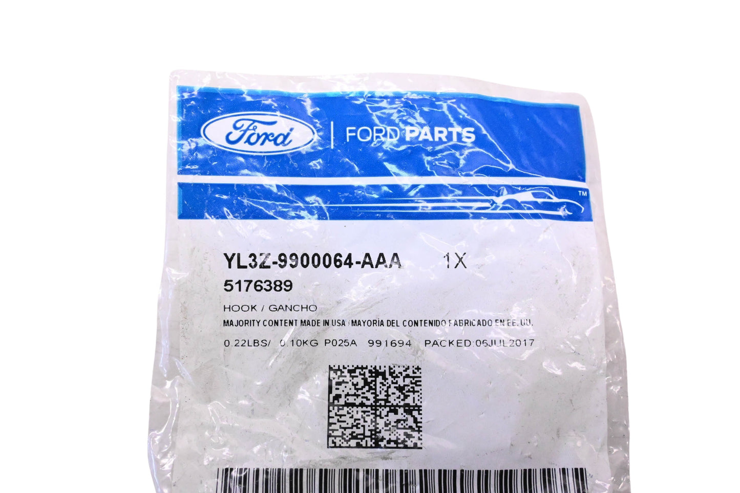 New OEM Ford YL3Z-9900064-AAA, 5176389 Tie Down Hook NOS