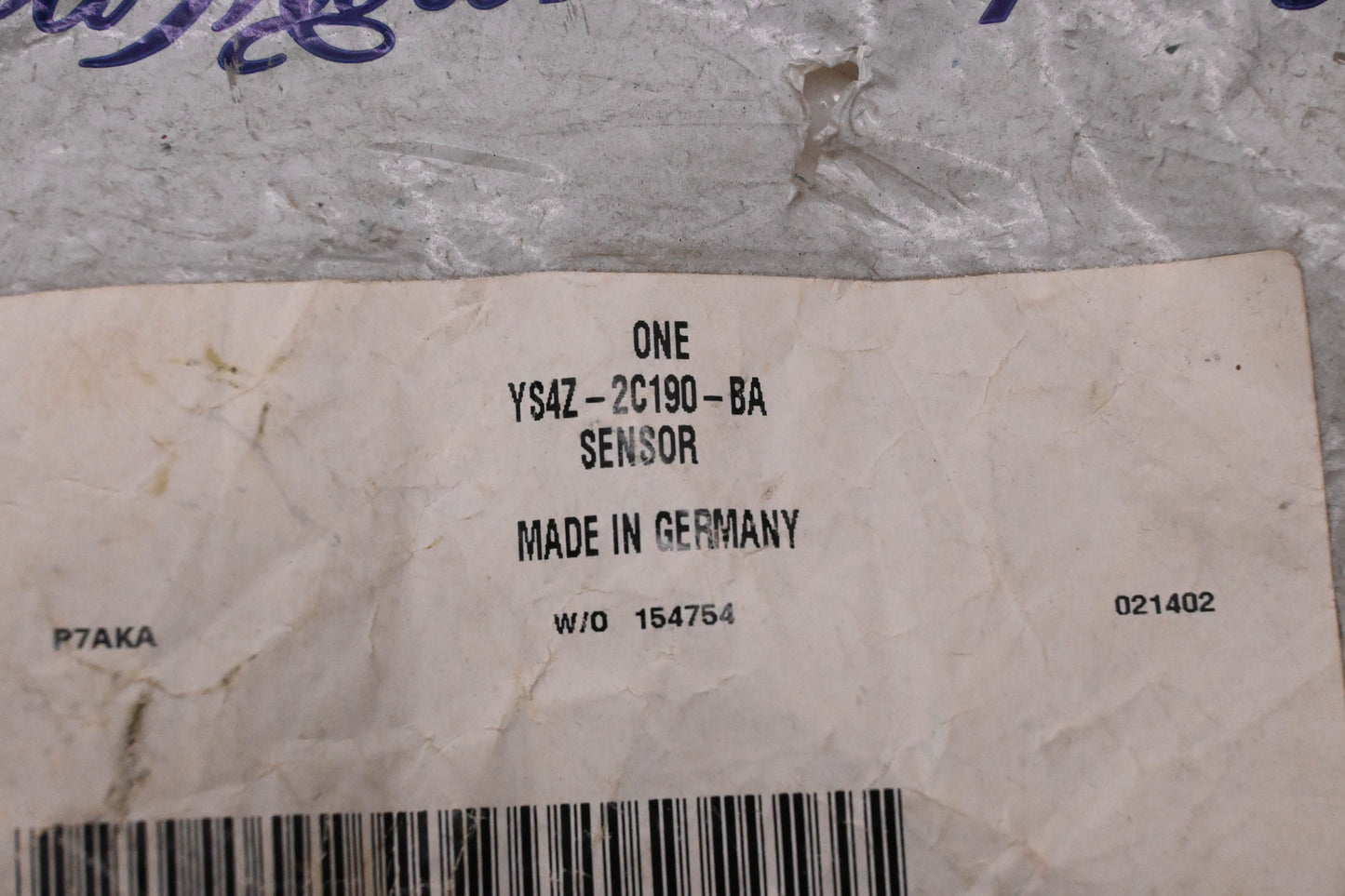 New OEM Ford YS4Z-2C190-BA Wheel Speed Sensor Assembly NOS