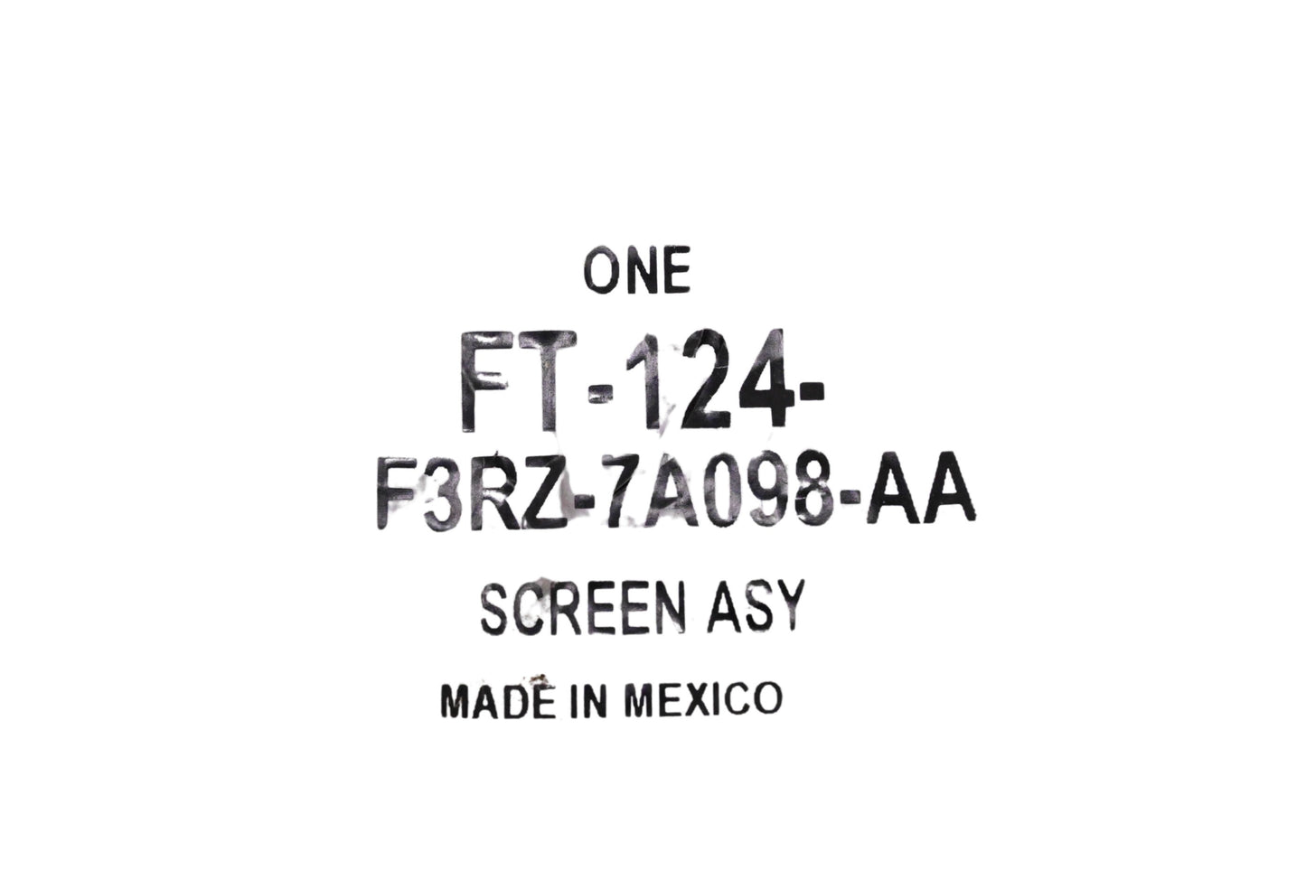 New OEM Motorcraft FT-124, F3RZ-7A098-AA Transmission Filter Screen Assembly NOS