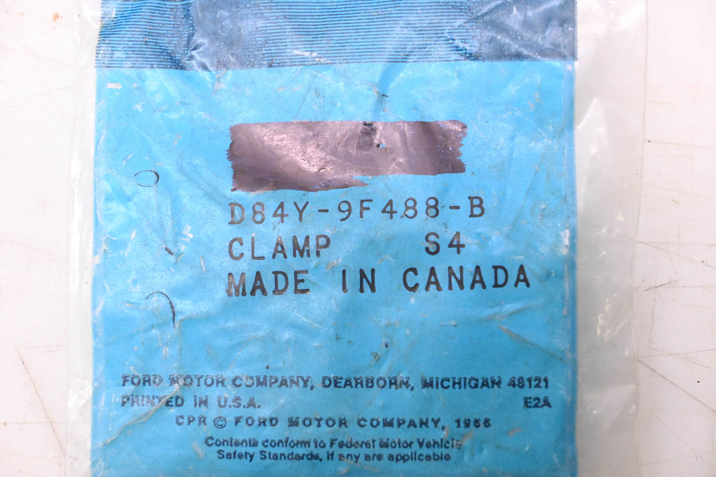 New OEM Ford D84Y-9F488-B EGR Cooler Tube Clamp NOS