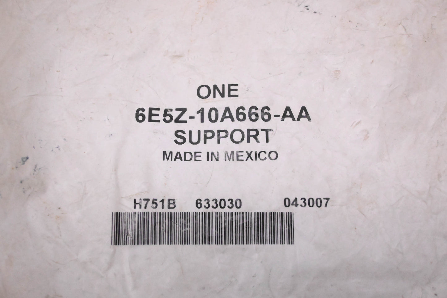 New OEM Ford 6E5Z-10A666-AA Battery Tray Support NOS