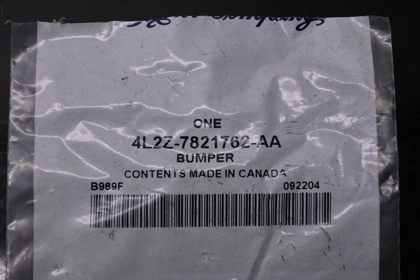 New OEM Ford 4L2Z-7821762-AA Bumper NOS