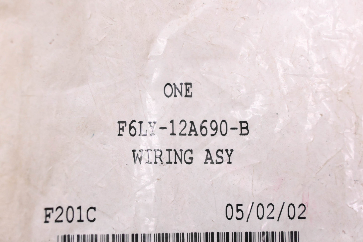 New OEM Ford F6LY-12A690-B Wiring Assembly NOS