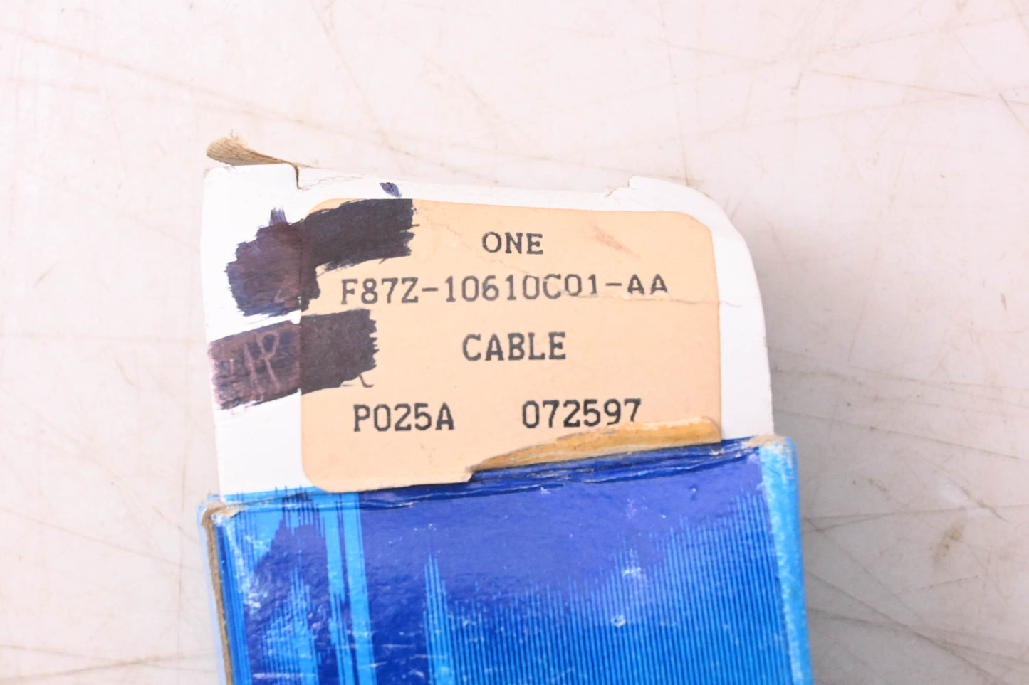 New OEM Ford F87Z-10610C01-AA Control Cable Assembly NOS