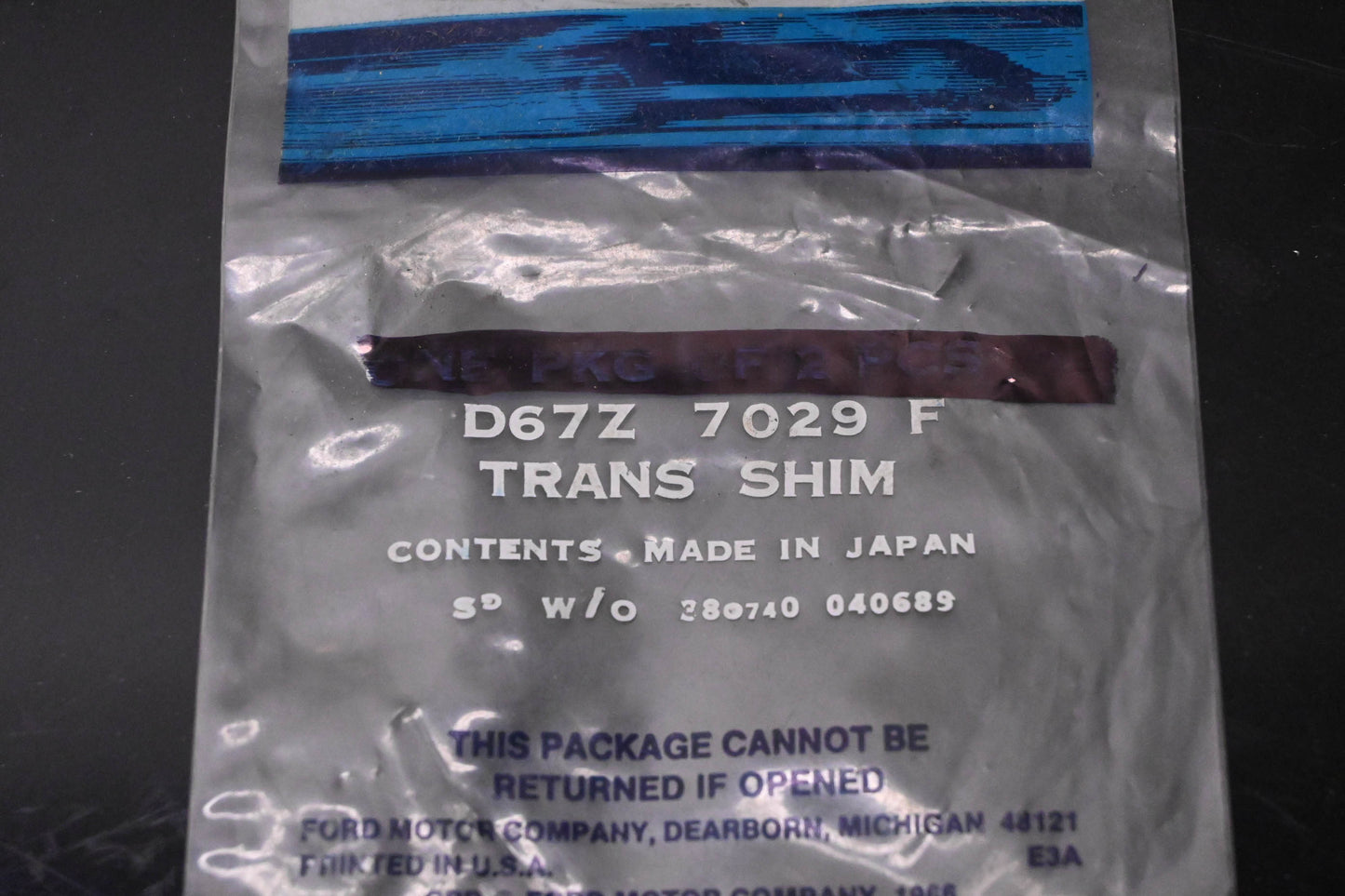 New OEM Ford D67Z-7029-F Thrust Washer NOS