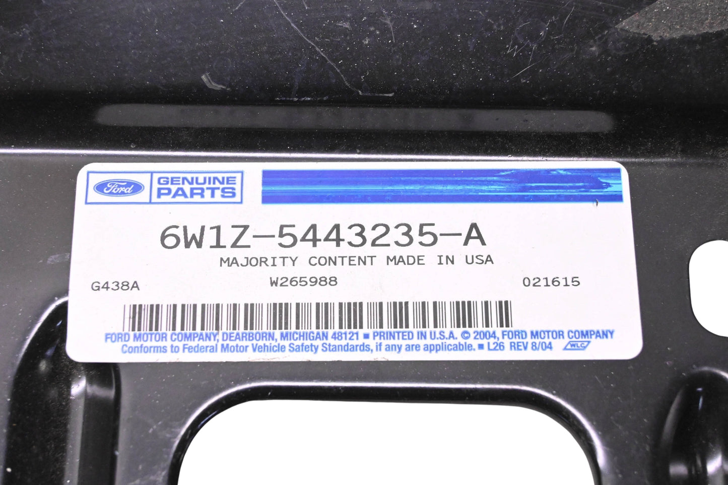New OEM Ford 6W1Z-5443235-A Rear Body Panel Bracket NOS