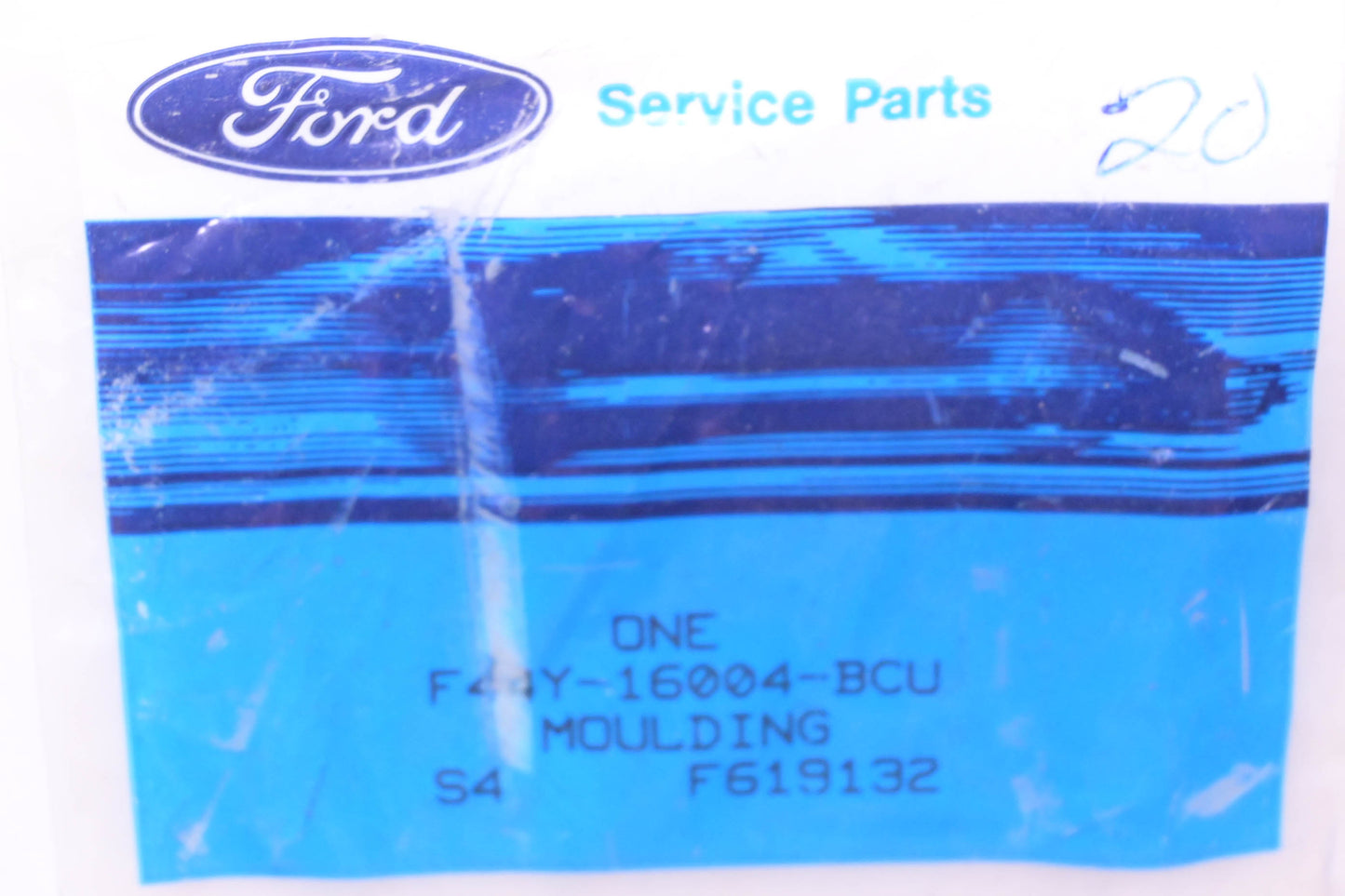 New OEM Ford F44Y-16004-BCU Red Sable GS Molding NOS