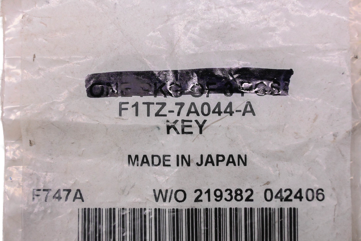 New OEM Ford F1TZ-7A044-A Key NOS