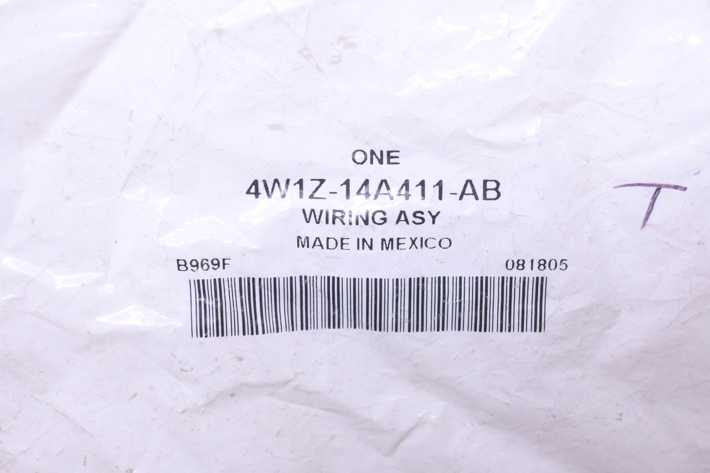 New OEM Ford 4W1Z-14A411-AB Wire Assembly NOS