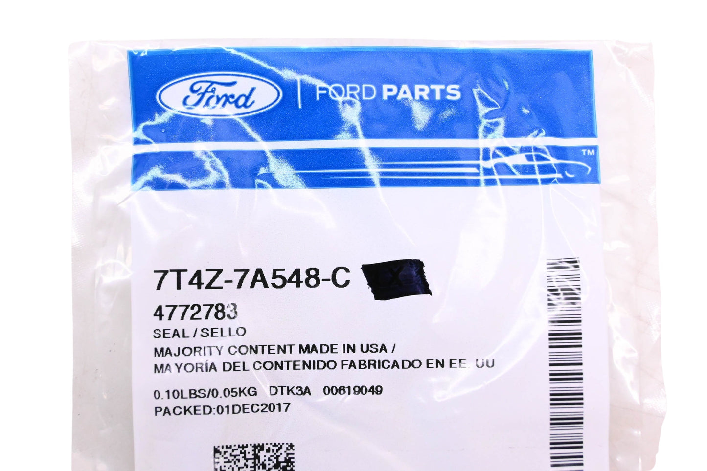 New OEM Ford 7T4Z-7A548-C, 4772783 Seal Qty 3 NOS
