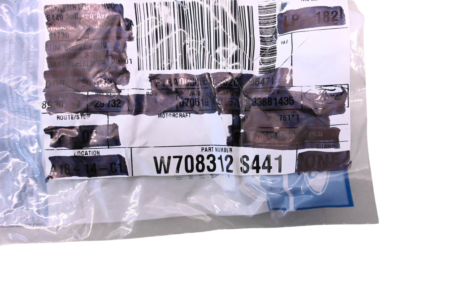 New OEM Ford W708312-S441 Rear Wiper Arm Nuts Qty 3 NOS