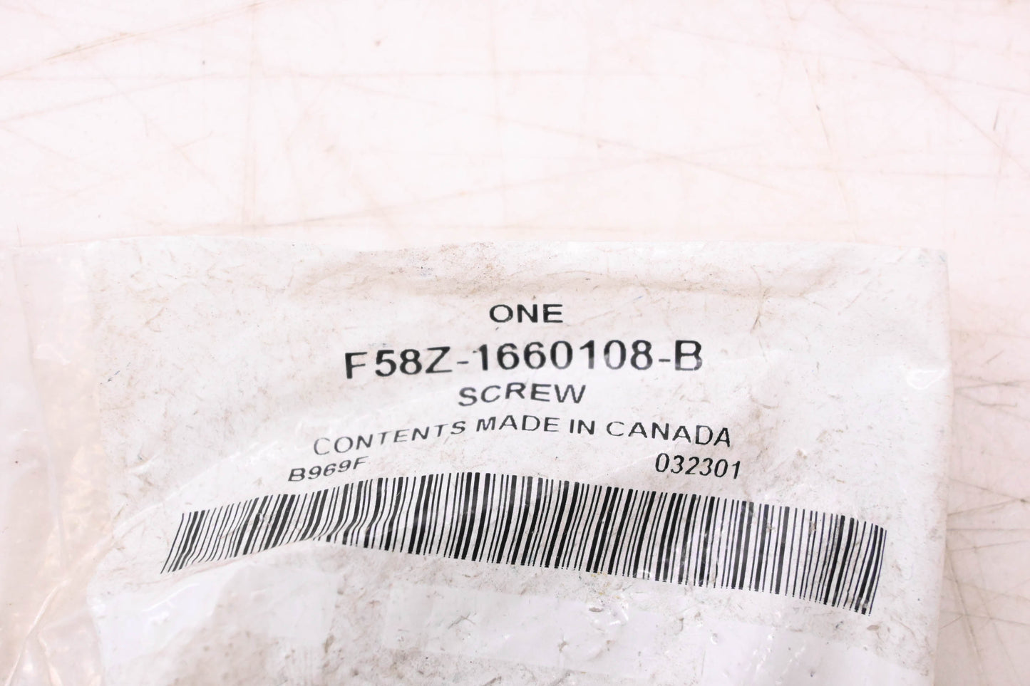 New OEM Ford F58Z-1660108-B Screw & Washer Assembly NOS