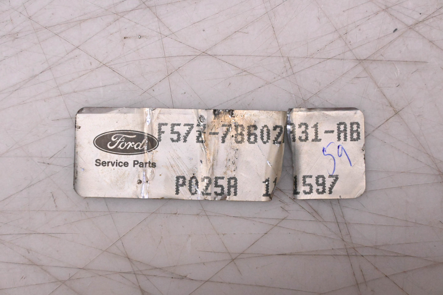 New OEM Ford F57Z-78602A31-AB Outer Door Panel Assembly NOS