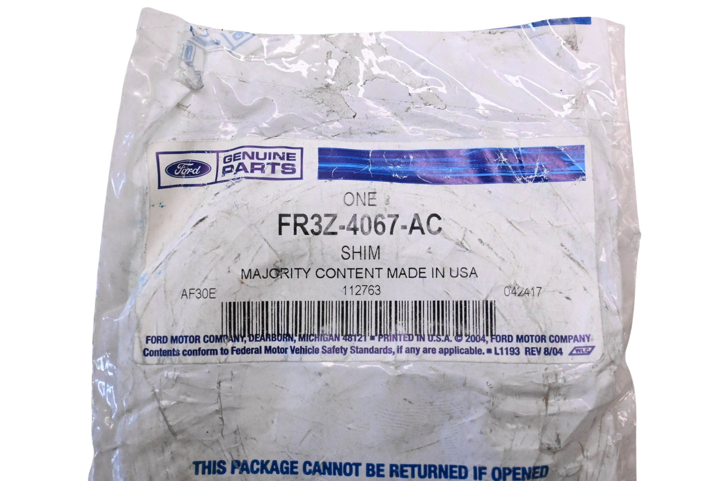 New OEM Ford FR3Z-4067-AC Shim NOS