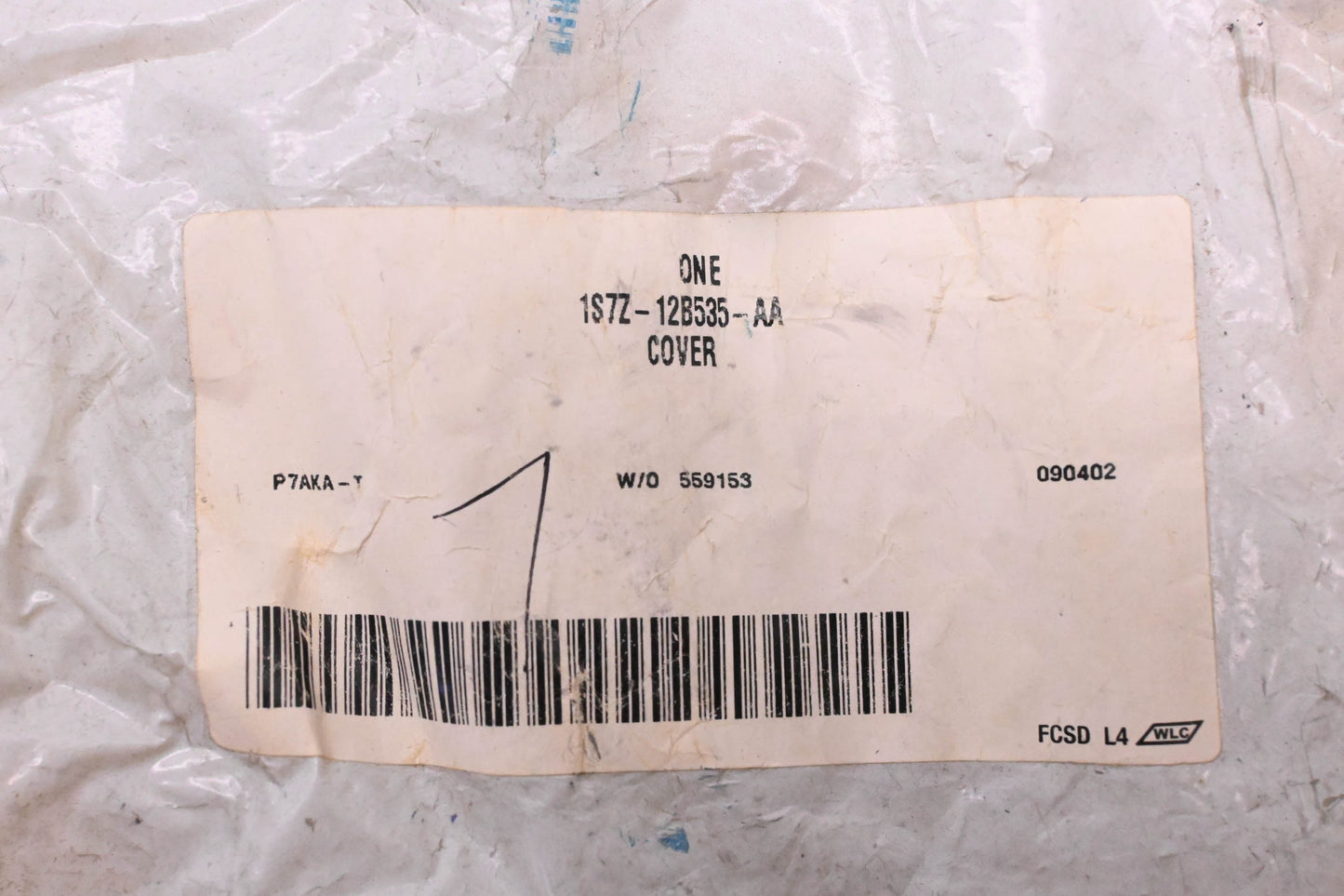 New OEM Ford 1S7Z-12B535-AA Cover NOS