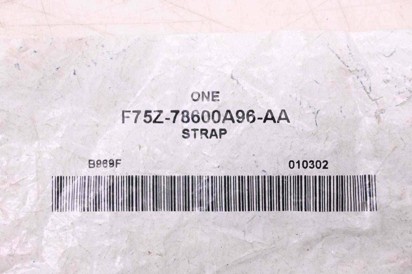 New OEM Ford F75Z-78600A96-AA Strap Assembly NOS