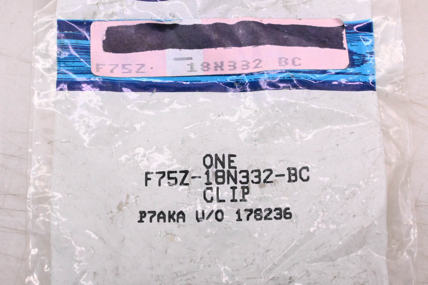 New OEM Ford F75Z-18N332-BC Heater Hose Clip NOS