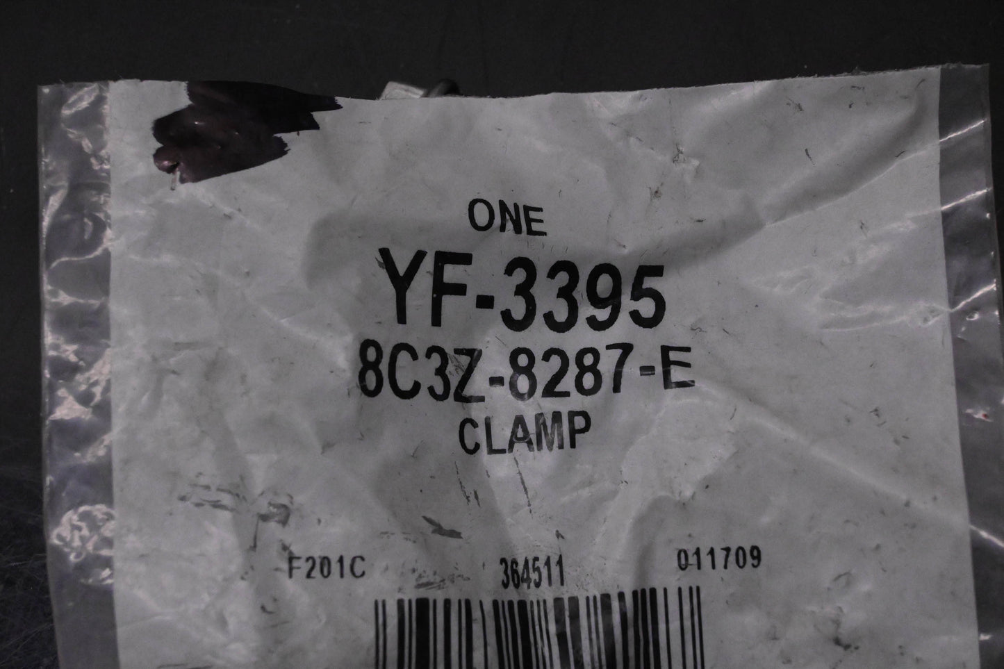 New OEM Ford YF-3395, 8C3Z-8287-E Hose Clamp NOS