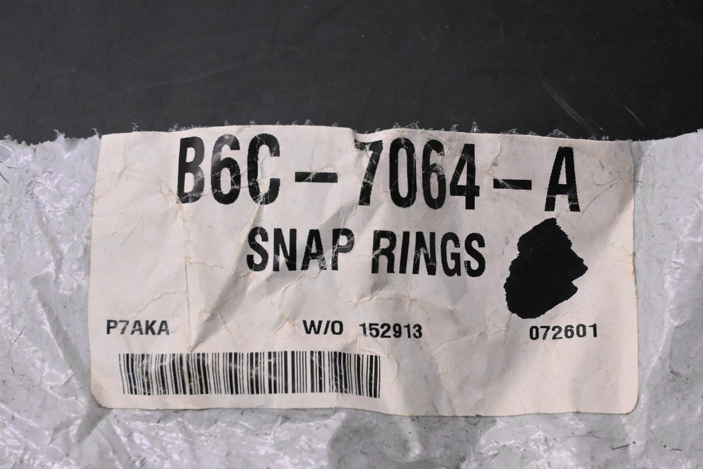 New OEM Ford B6C-7064-A Transmission Input Shaft Bearing Retainer Rings Qty 3 NOS