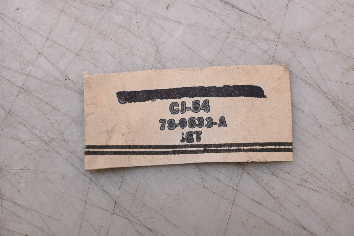 New OEM Motorcraft CJ-54, 78-9533-A Carburetor Jets Qty 2 NOS