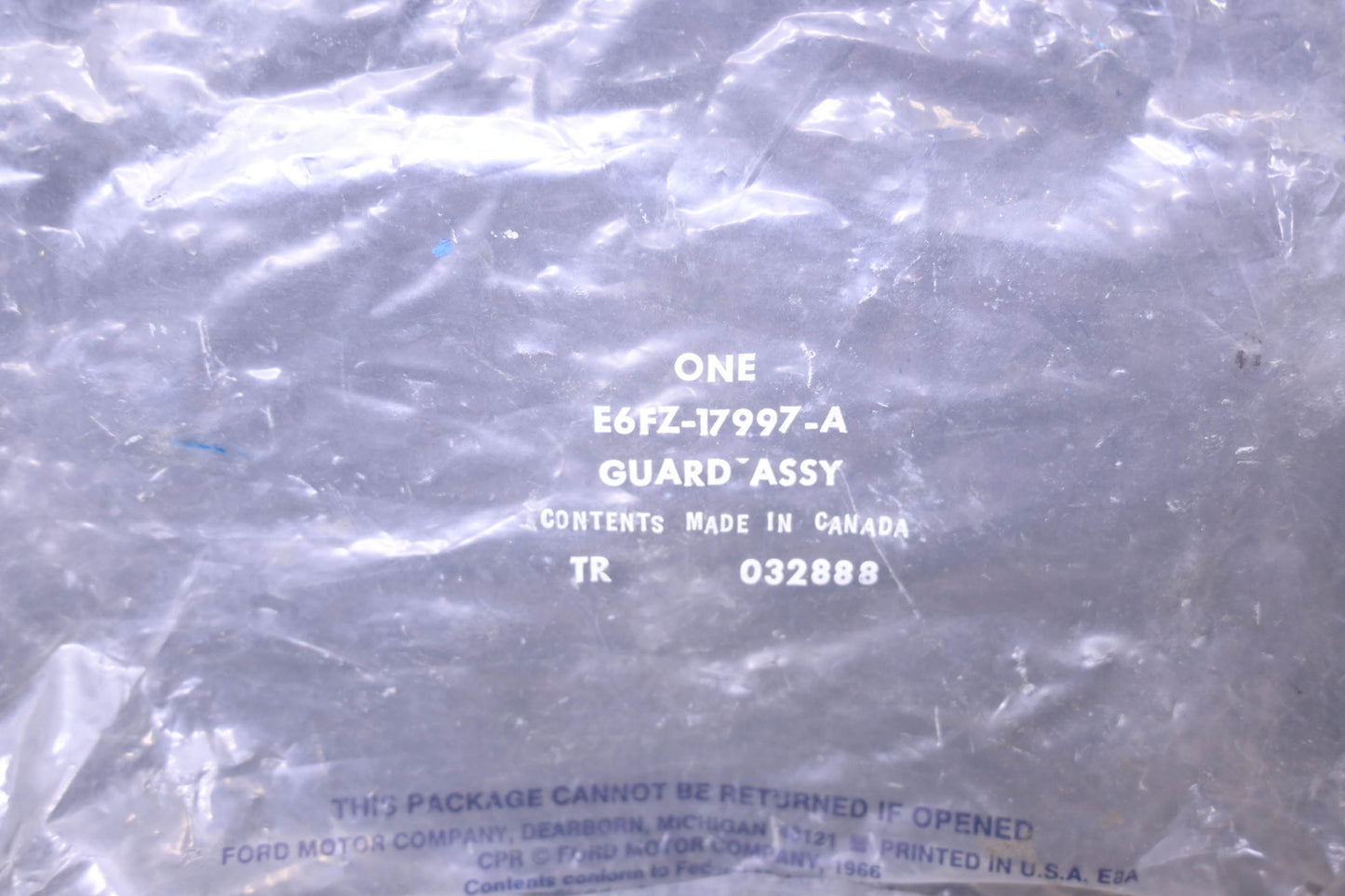 New OEM Ford E6FZ-17997-A Bumper Guard NOS