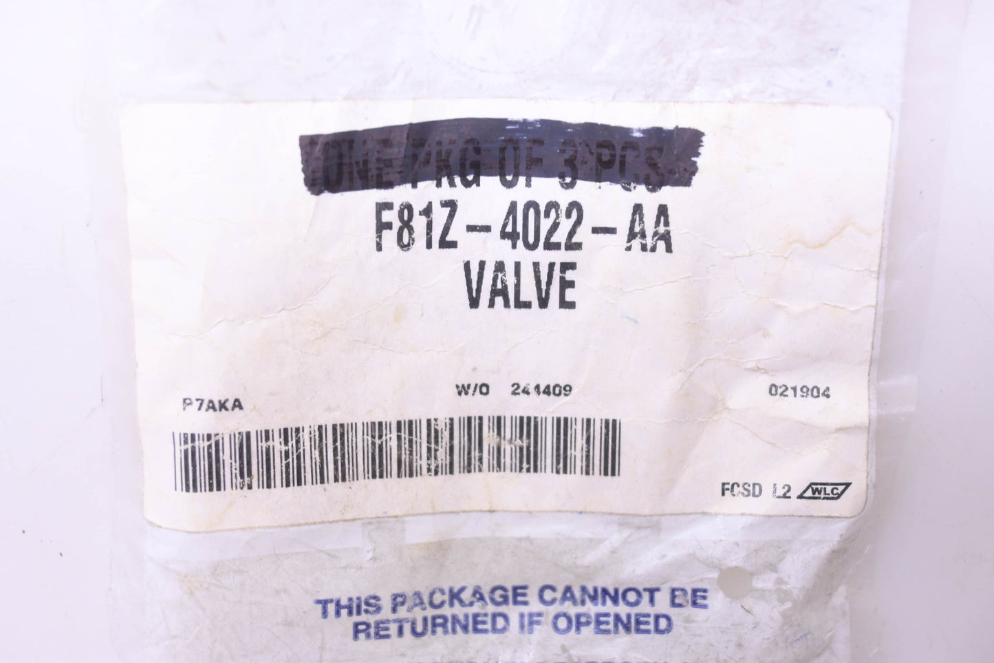 New OEM Ford F81Z-4022-AA Valve Assembly Breather NOS