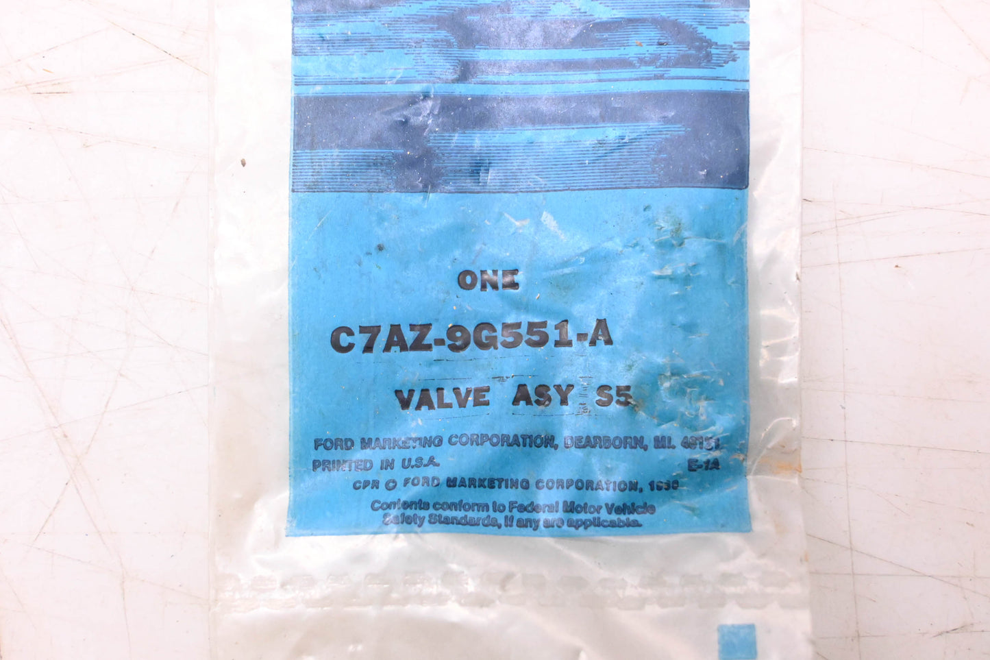 New OEM Ford C7AZ-9G551-A Valve Assembly NOS