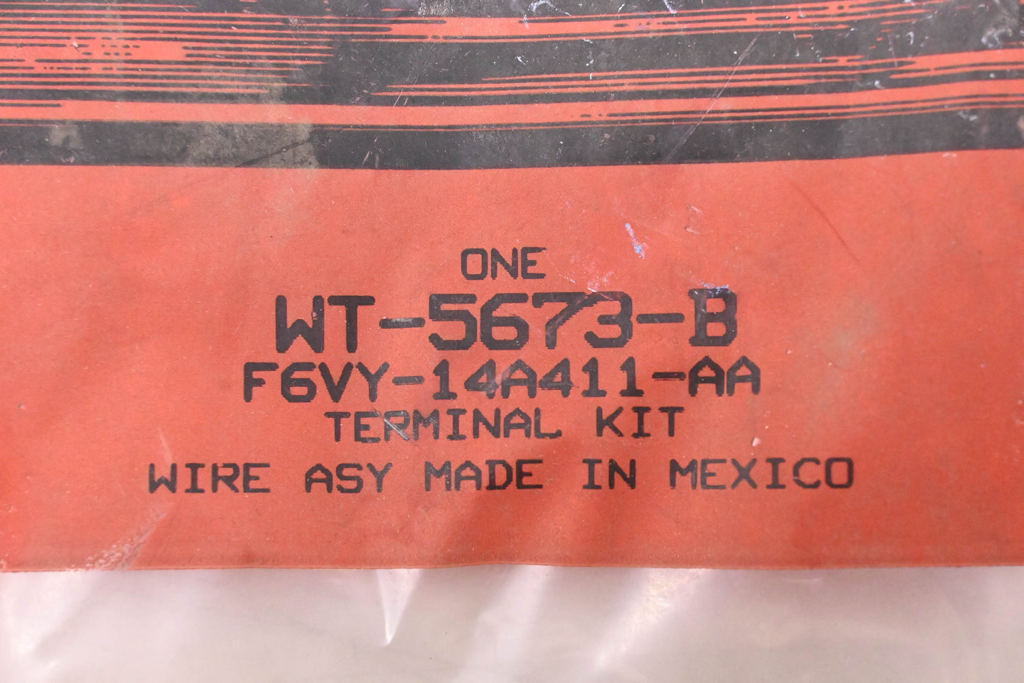 New OEM Motorcraft WT-5673-B, F6VY-14A411-AA Wiring Assembly Terminal Kit NOS