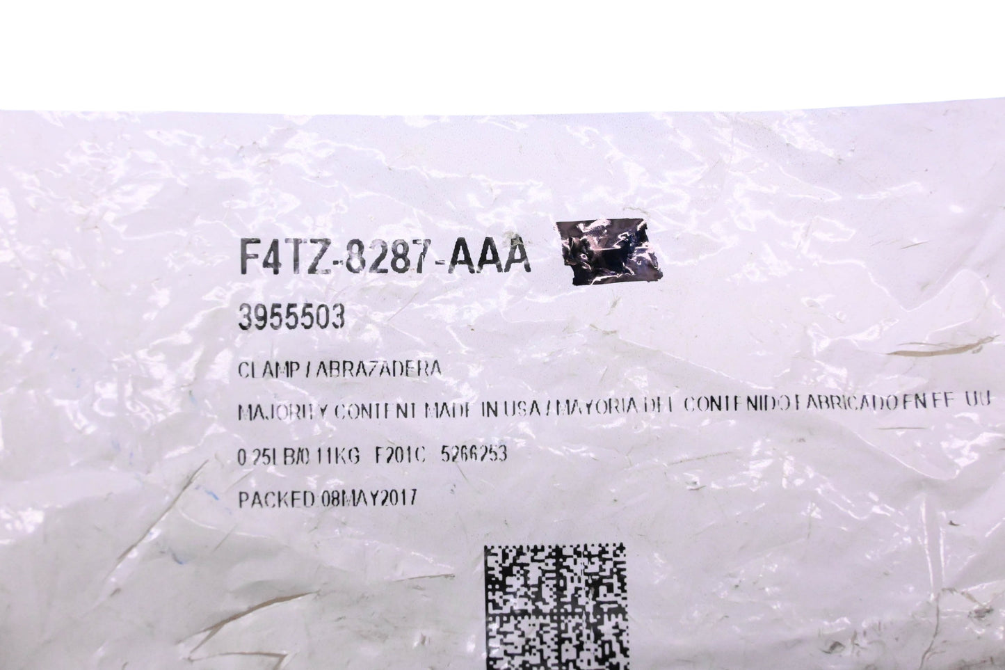 New OEM Ford F4TZ-8287-AAA, 3955503 Hose Clamp Assembly NOS