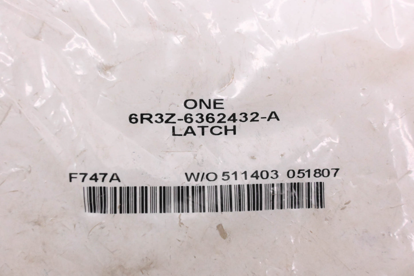 New OEM Ford 6R3Z-6362432-A Left Side Latch & Cable Assembly NOS