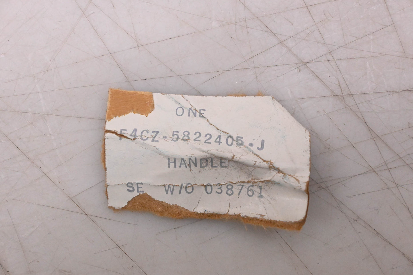 New OEM Ford F4CZ-5822405-J Blue Right Side Exterior Door Handle Assembly NOS