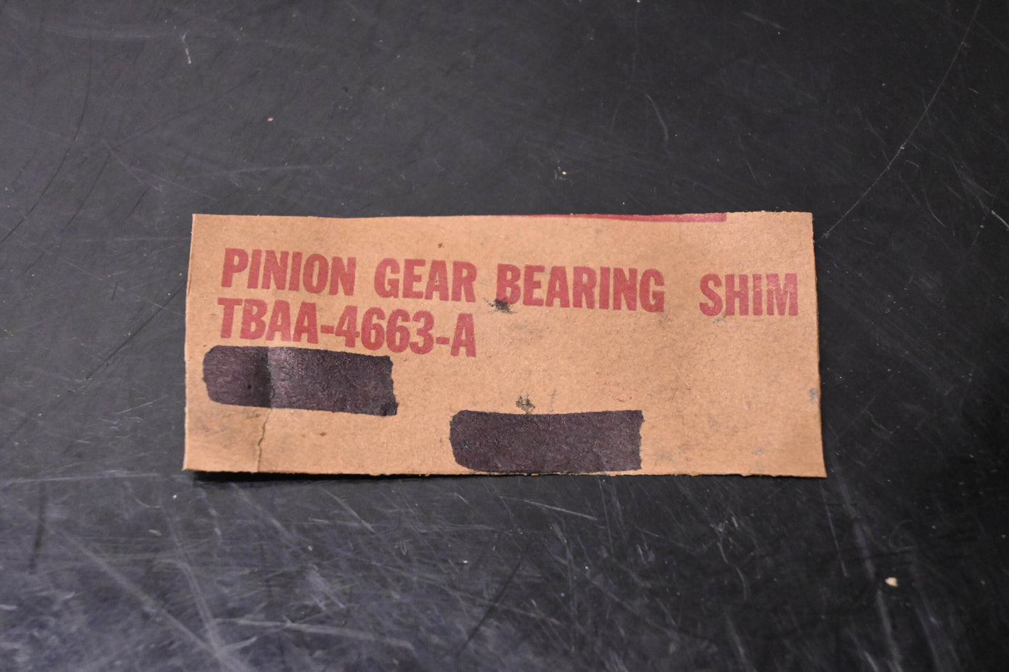 New OEM Ford TBAA-4663-A Pinion Gear Bearing Shim NOS