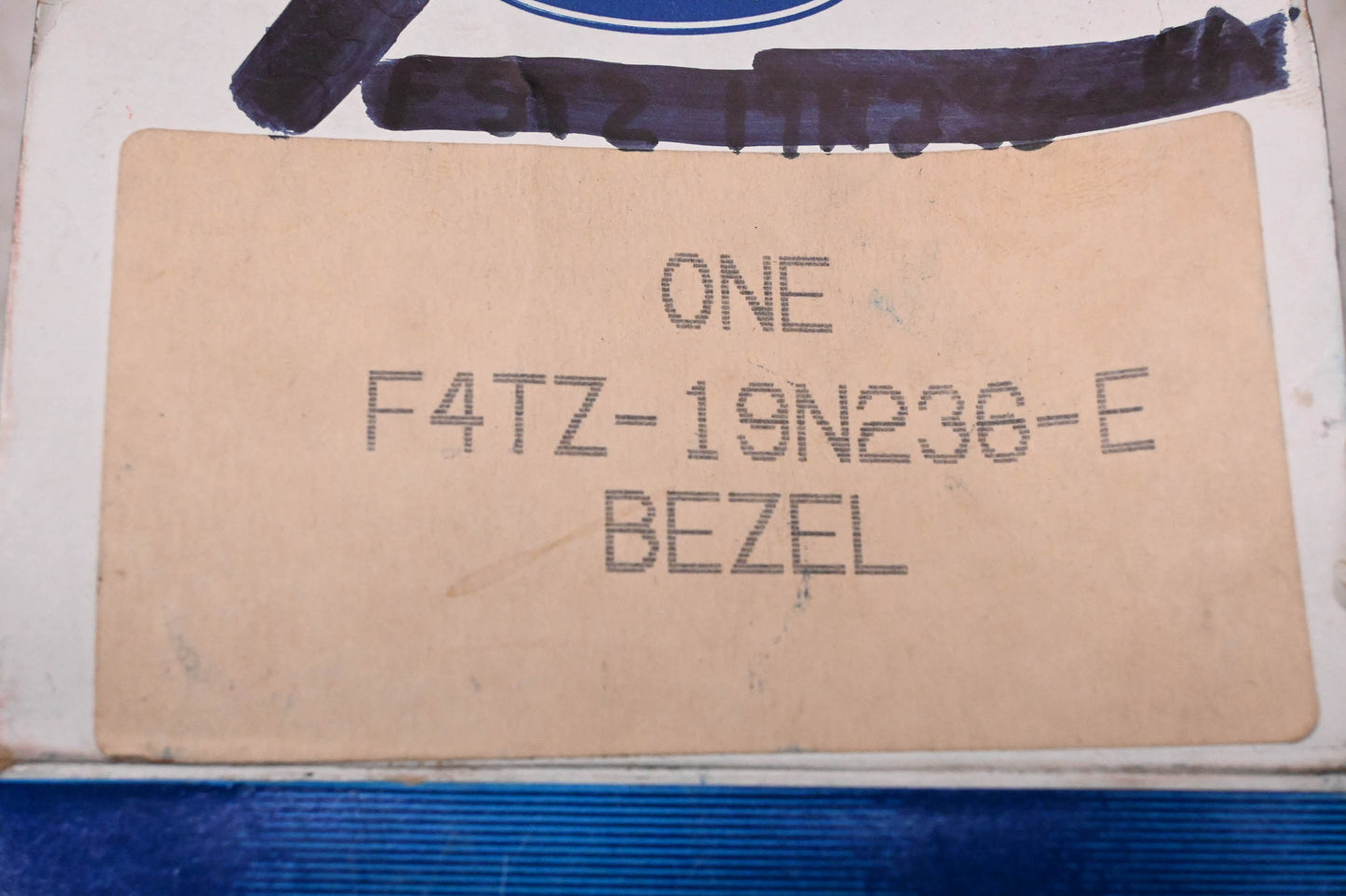 New OEM Ford F4TZ-19N236-E Red Power Outlet Interior Trim Bezel NOS