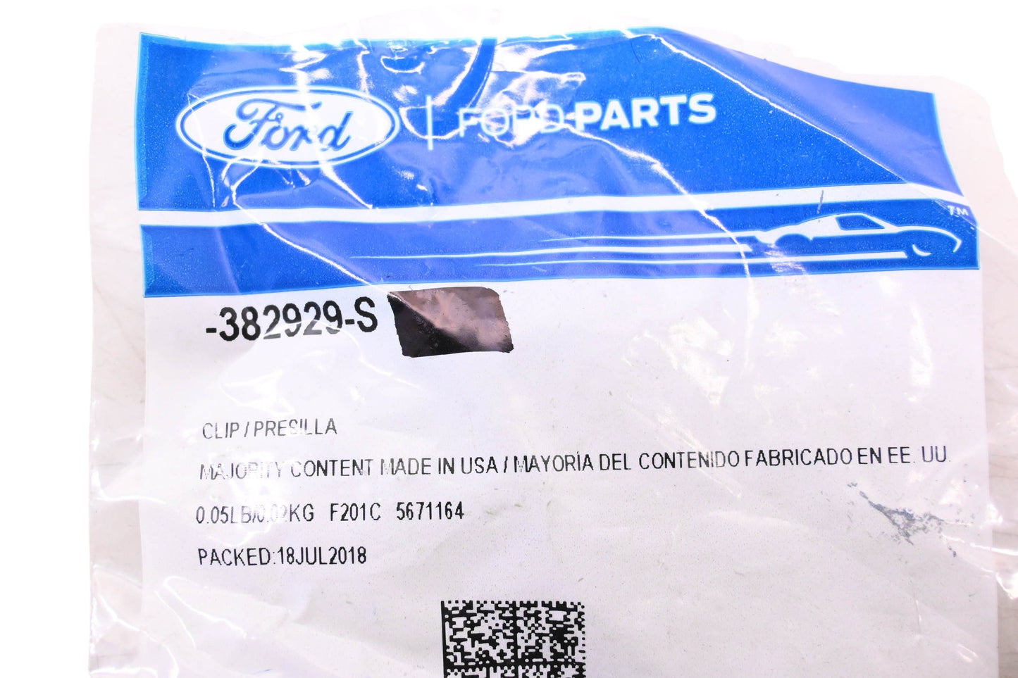New OEM Ford 382929-S Wire Harness Retainer NOS