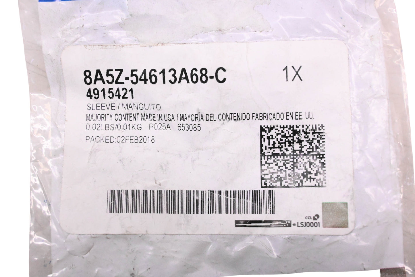 New OEM Ford 8A5Z-54613A68-C, 4915421 C Sleeve NOS