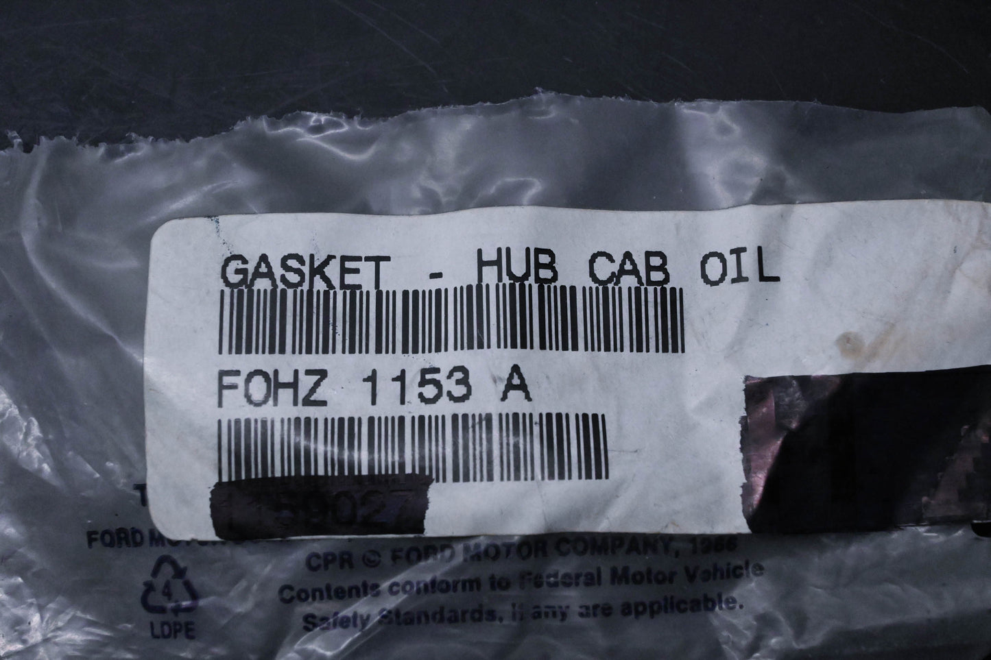 New OEM Ford FOHZ-1153-A Hub Cap Oil Seal NOS