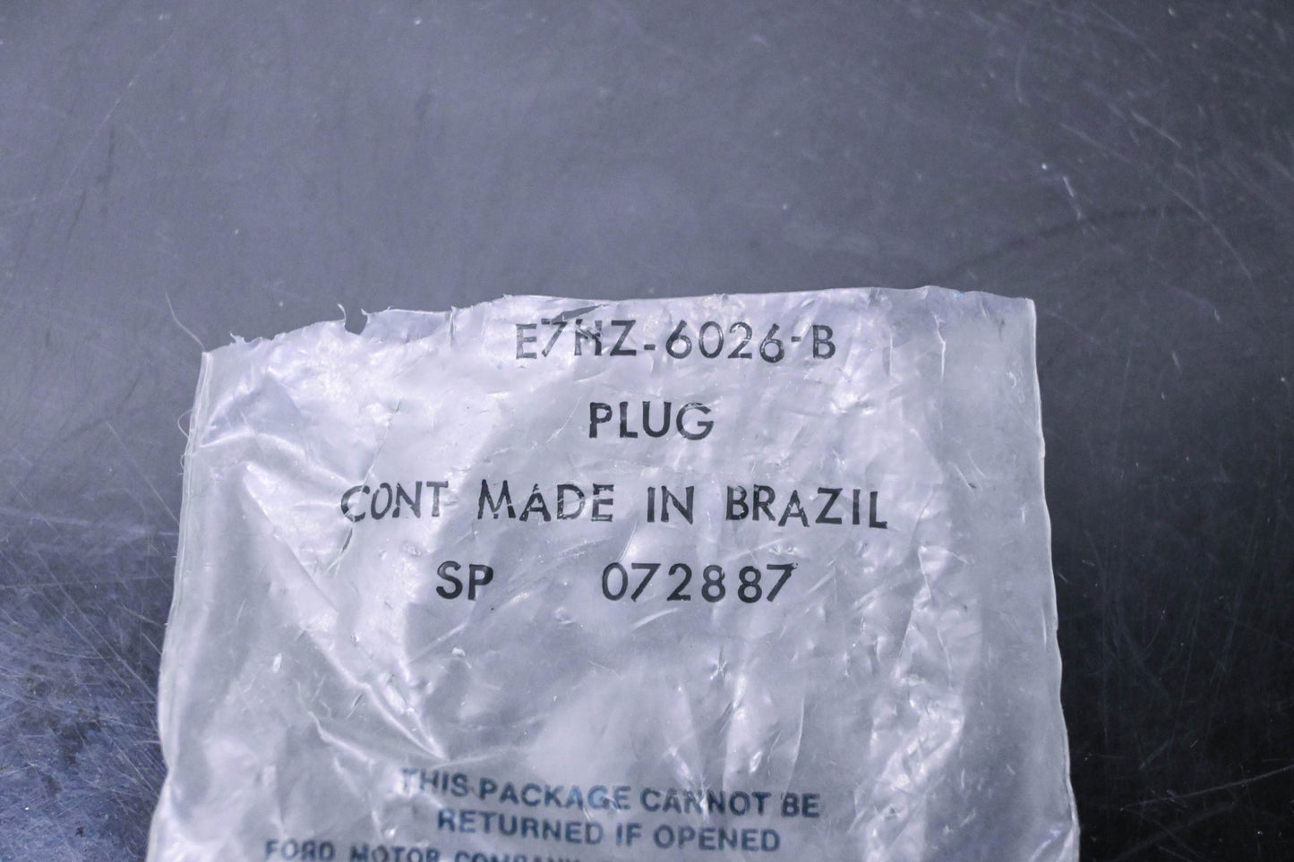 New OEM Ford E7DZ-6026-B Engine Core Expansion Plug NOS
