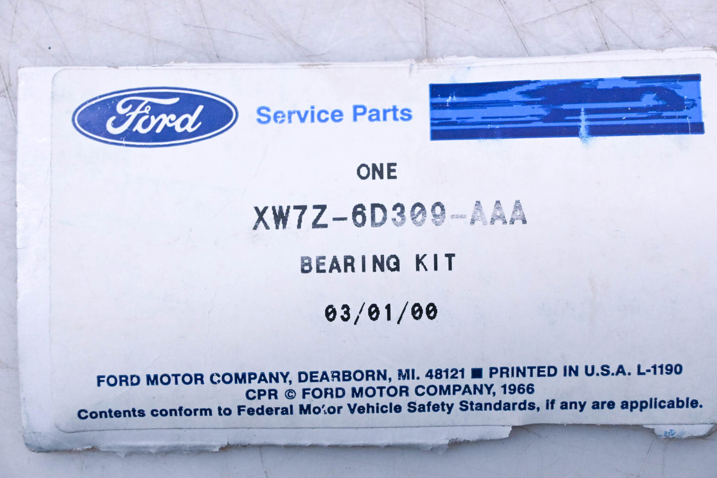 New OEM Ford XW7Z-6D309-AAA Engine Main Bearing Kit NOS