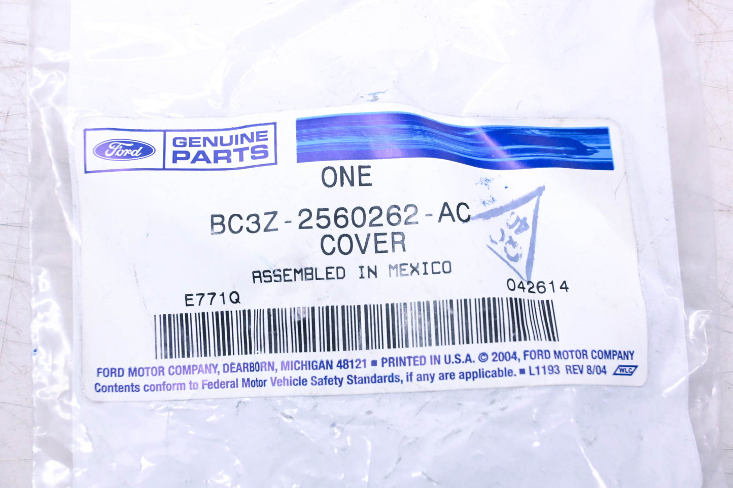 New OEM Ford BC3Z-2560262-AC Seat Trim/ Cover NOS